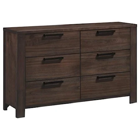 Contemporary 6-Drawer Dresser